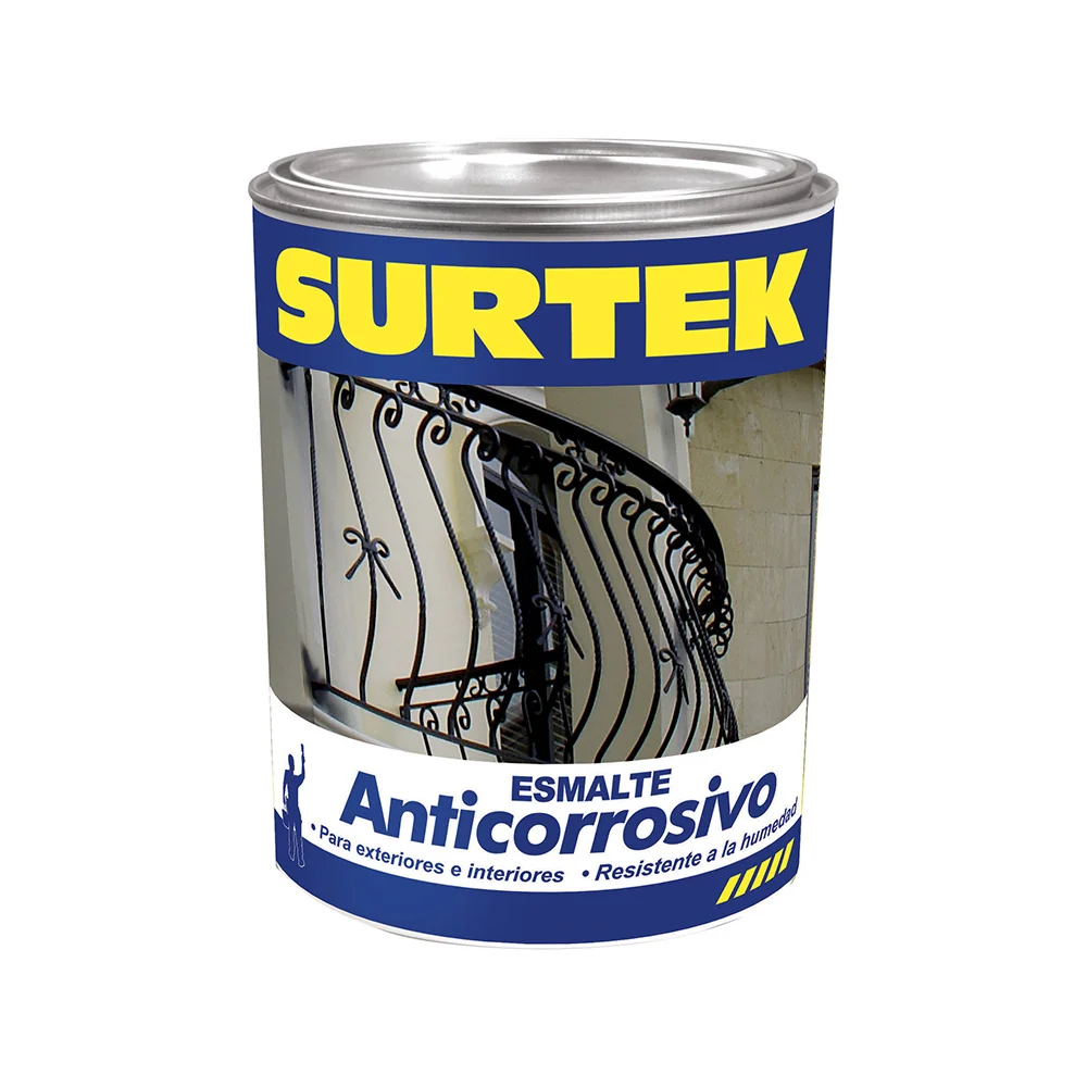 Esmalte anticorrosivo 250 ml color blanco surtek