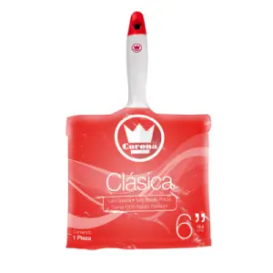 BROCHA 6PULG DURAZNO/CLÁSICA, MANGO PLASTICO SOLIDO