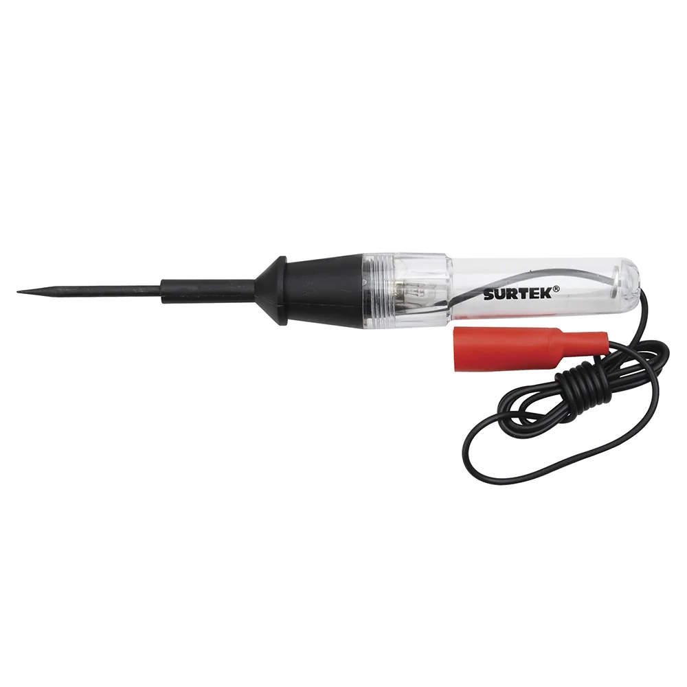 Probadores de voltaje de corriente directa 6 - 12 v, 21.5 cm surtek