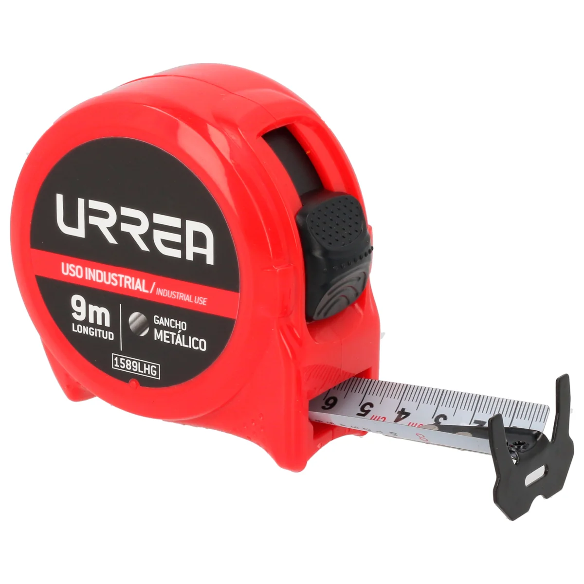 Flexómetro con carcasa de plástico 9 m x 30 mm granel urrea