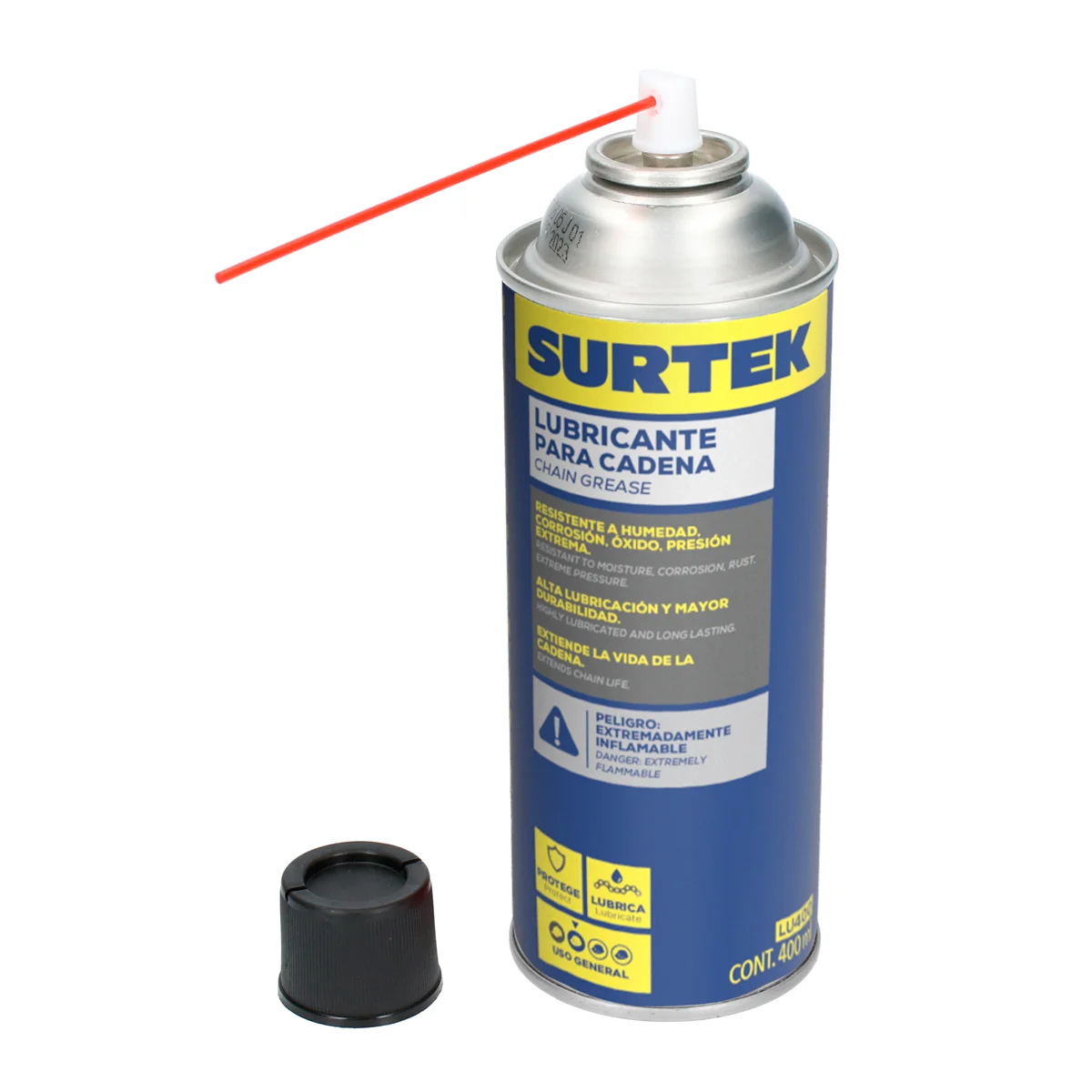 Lubricante para cadena 400 ml surtek