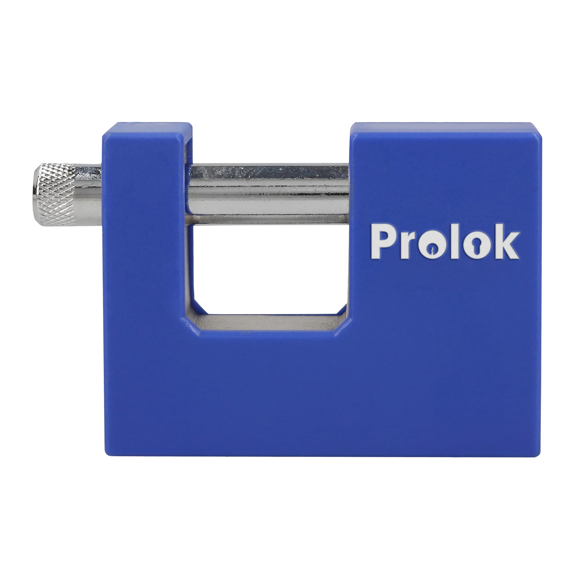 Candado de acero con cubierta plástica de pvc 80 mm, llave estándar prolok