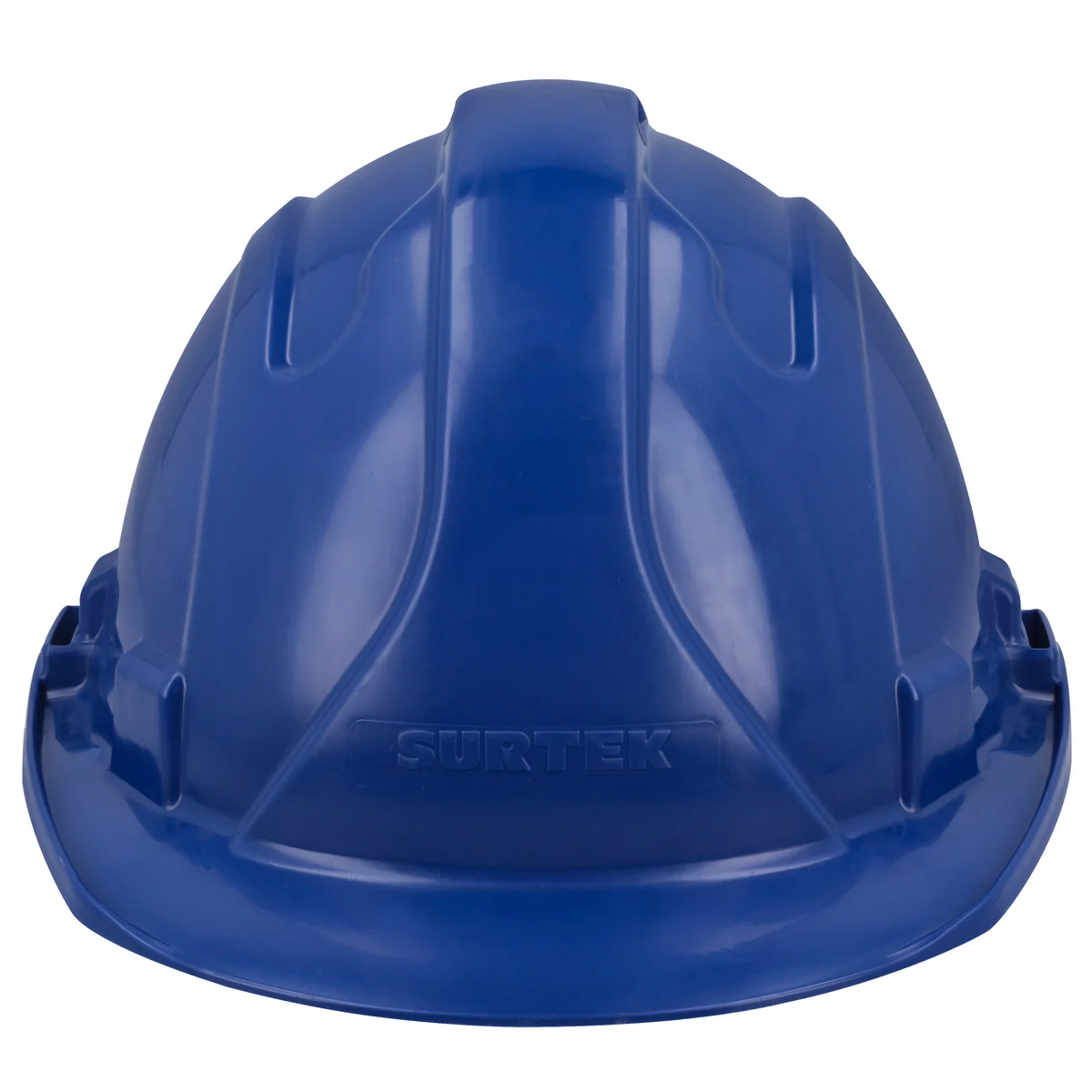 Casco de seguridad con ajuste de intervalos de 4 puntos, color azul surtek