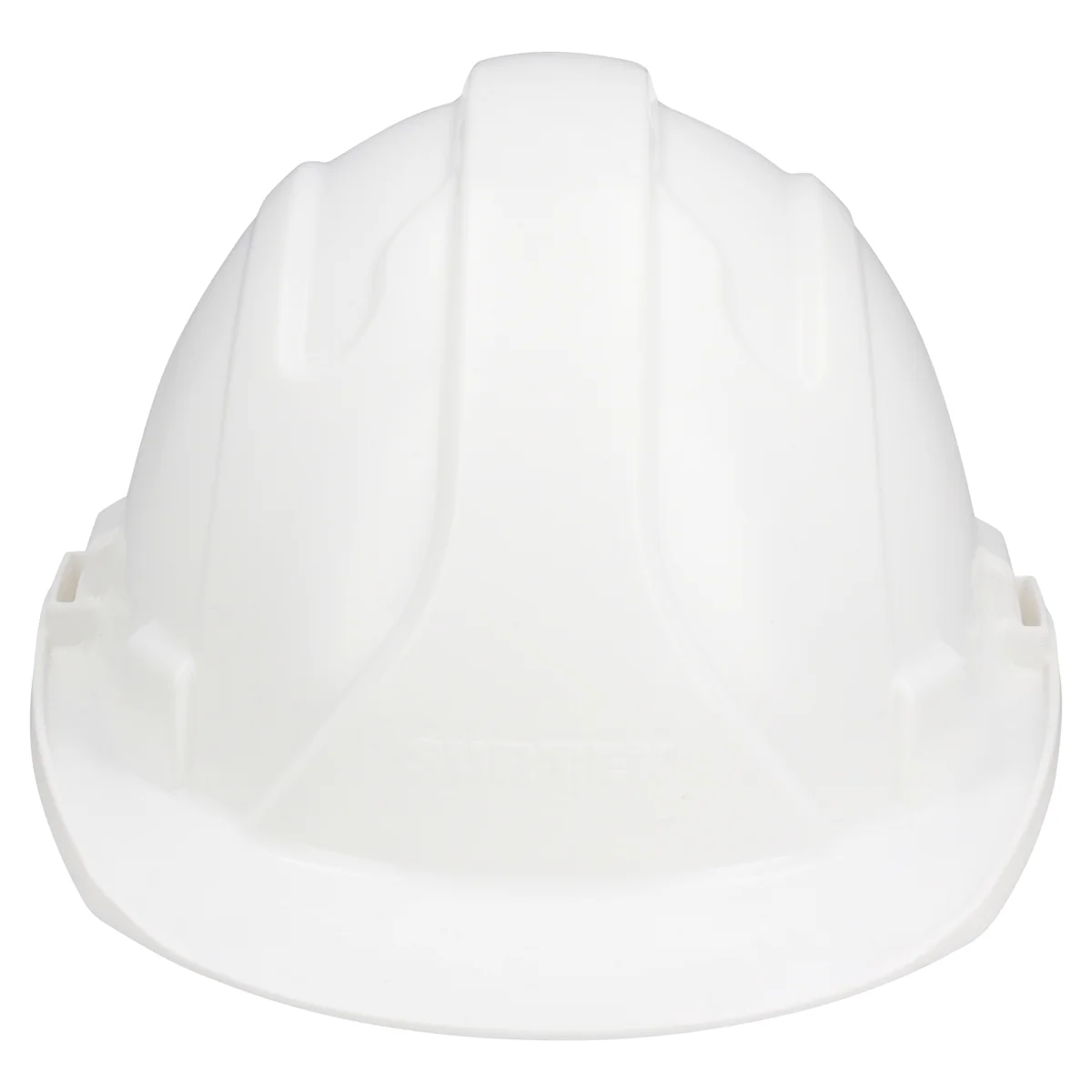 Casco de seguridad con ajuste de intervalos de 4 puntos, color blanco surtek