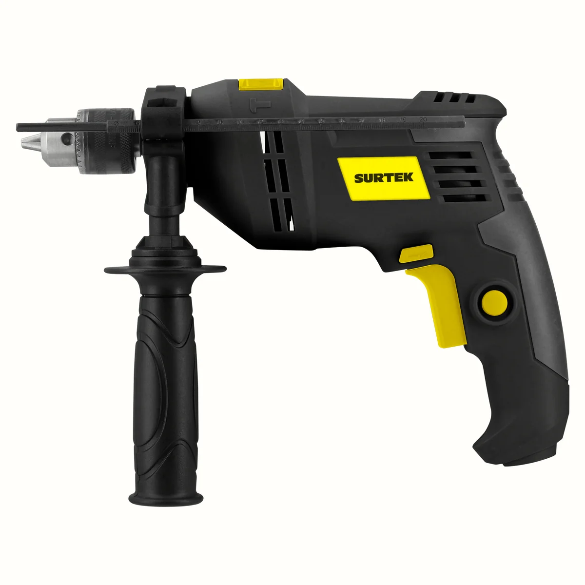 Rotomartillo 3/8" 600 w 127 v, 0 - 2,900 rpm con botón de traba para trabajos continuos surtek