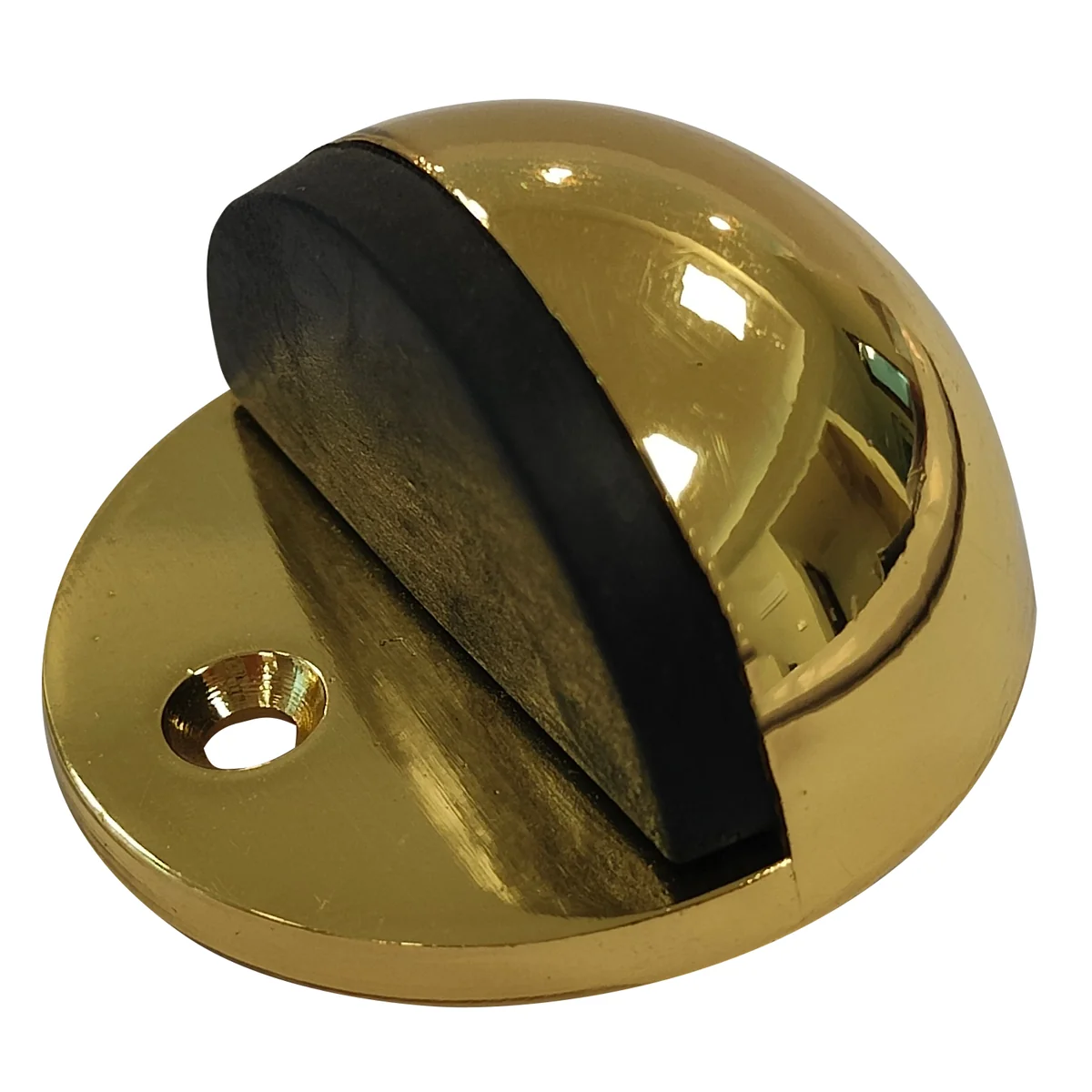 Tope tipo catarina para puerta latón brillante lock