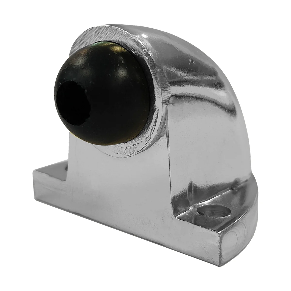 Tope tipo codo para puerta níquel satinado lock