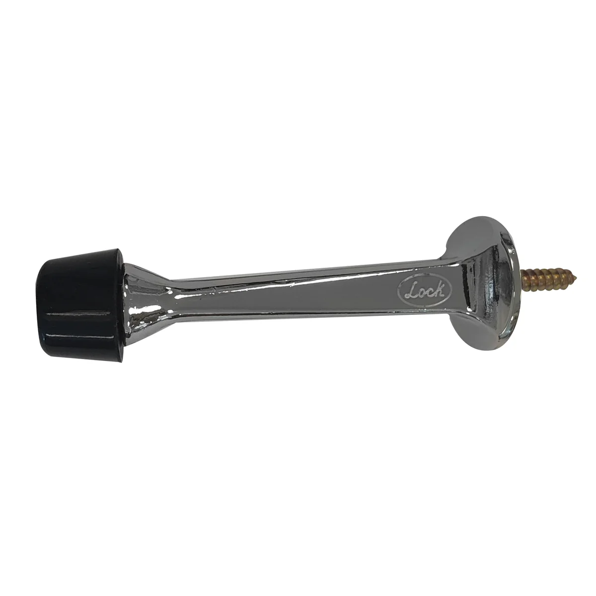 Tope recto para puerta níquel satinado lock