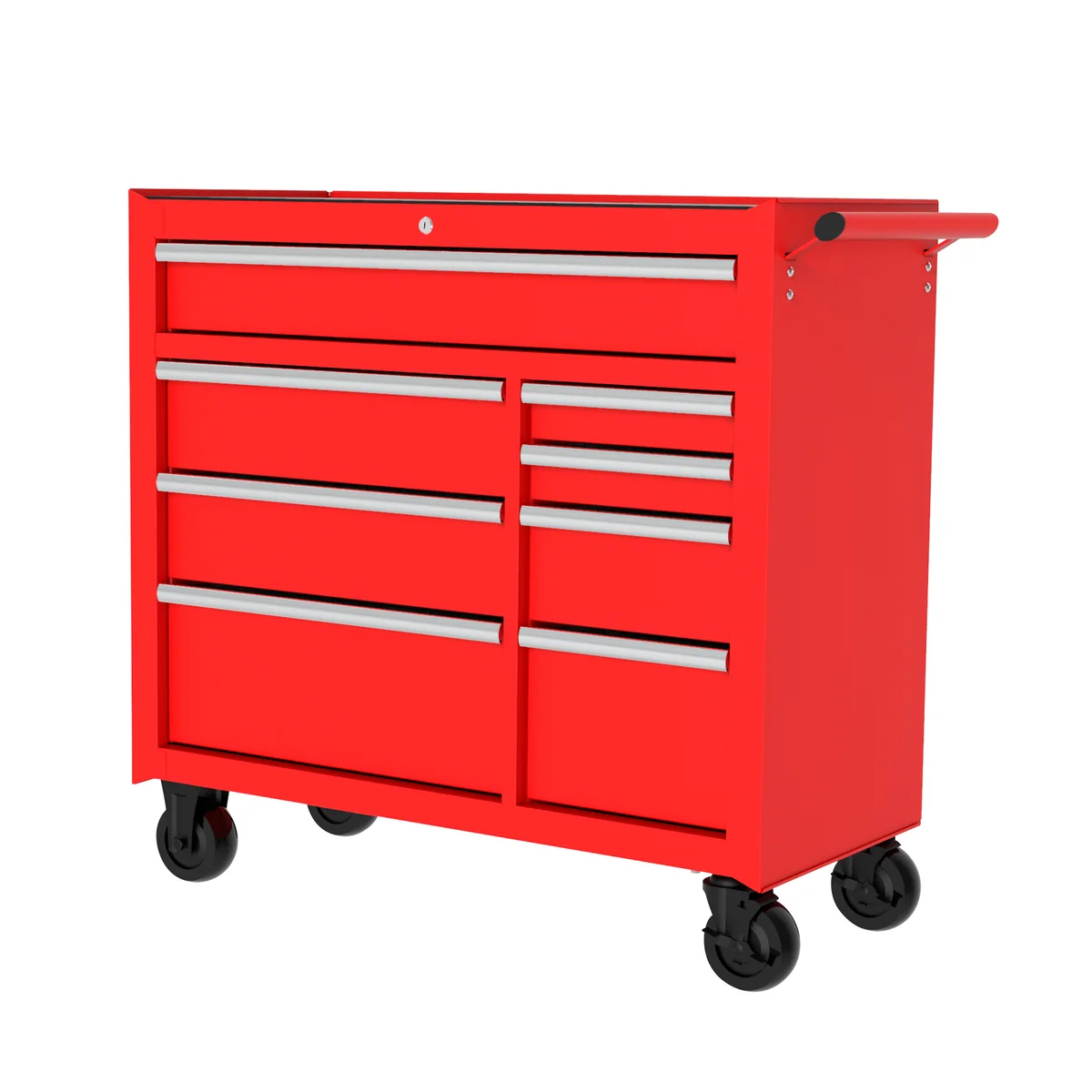 Gabinete móvil 11 gavetas color rojo serie p 41" urrea