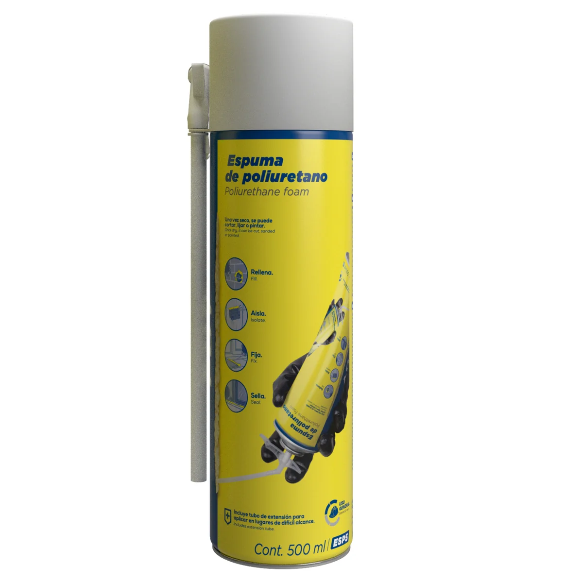 Espuma de poliuretano 500 ml foy
