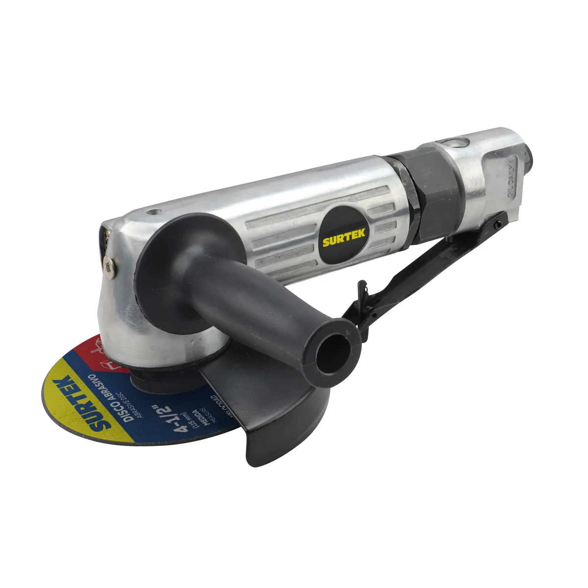 Esmeriladora neumática angular para discos con diámetro de 4" 11,000 rpm surtek