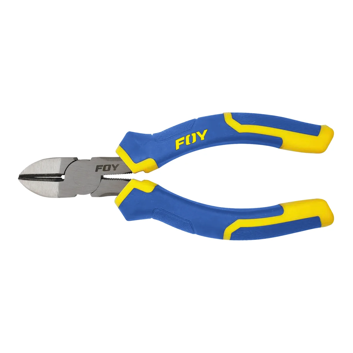 Pinza para electricista con mango bimaterial corte diagonal de 8" foy