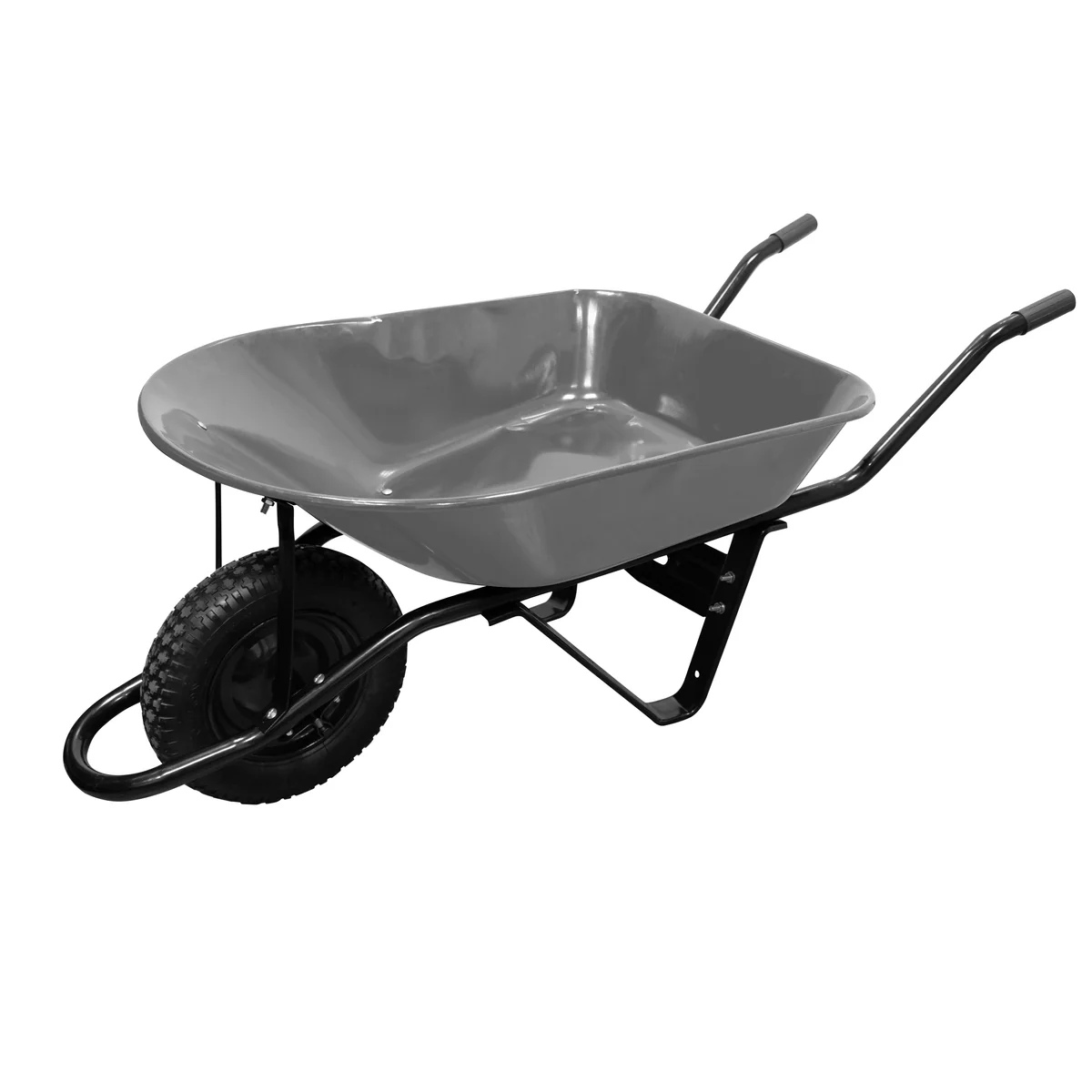 Carretilla con bastidor metálico 4.5 ft3 llanta solida foy