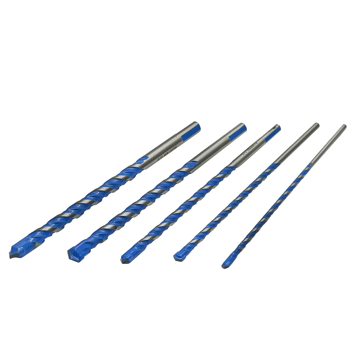 Juego de brocas de acero multimaterial zanco 3 planos, 5 piezas surtek