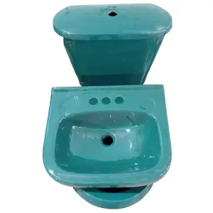 Wc taza redonda verde esmer econ. (6758)