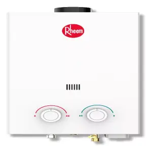 Calentador de agua instantaneo 6 litros/min gas l.p.