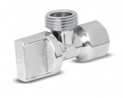Bano¶llave angular p/tubo roscado 1/2pulg maneral abs 1/4 de vuelta