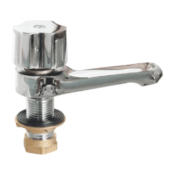 Llave individual p/lavabo c/maneral cromo