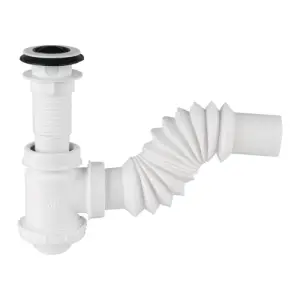 Bano ¶ cespol pvc flexible con trampa p/ lavabo 1-1/4pulg