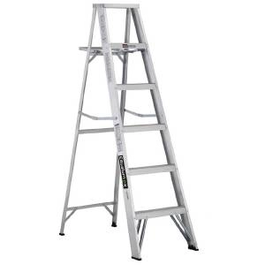 Escalera aluminio tijera alt 1.22 mts cap 90 kg 3 escal sta-4