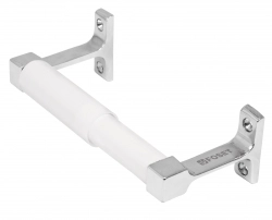 Bano ¶ portarrollo metalico con barra de abs