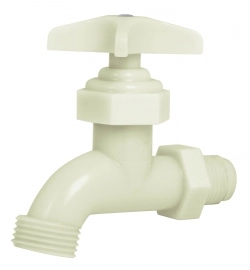 Nariz llave p/jardin plastica abs 1/2pulg salida 3/4