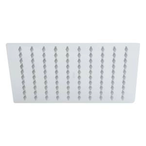 Regadera cuadrada 8pulg(20 cm) sin brazo acero inox