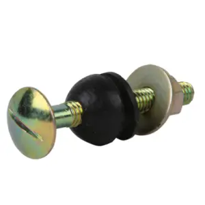 Bano ¶ juego tornillo bronce p/acoplar taza con tanque