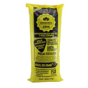 Impermeabilizante¶ resanacreto gris sellador de grietas (amarillo)