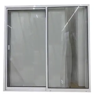Ventana alum xo de 0.60 x 0.40 mts blanca c/cristal opaco 3 mm