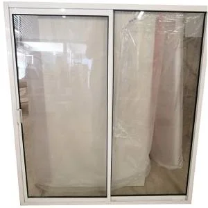 Ventana alum xo de 1.20 x 1.20 mts blanca c/cristal claro 3 mm