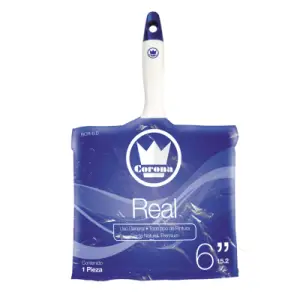 Brocha 4pulg, mango de plastico, real pza.