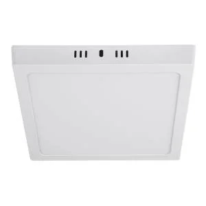 Plafon cuadrado sobreponer, 18 w, 6500 k, led blanco pza.
