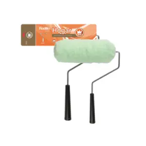 Rodillo hogar, 9pulgx3/8pulg, superficies lisas baja densidad pza.