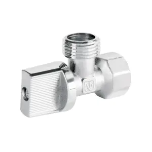 Bano¶ llave angular 1/2pulgx1/2pulg cuerpo metal 1/4 de vuelta pza