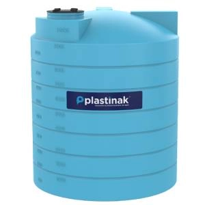 Cisterna 10,000 l basica azul c/valvula llenado y flotador plastinak