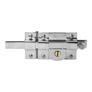 Cerradura barra libre izquier cromo llave tradicional caja