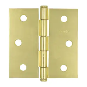 Bisagra 3x3 laton ct cabeza plana