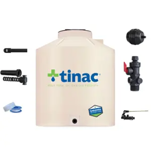 Tinaco tricapa 1,100 l beige c/accs mastinac