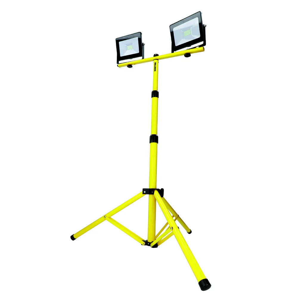 Reflector de led smd delgado con doble soporte telescópico 2 x 20 w de 2 x 1,900 lm surtek