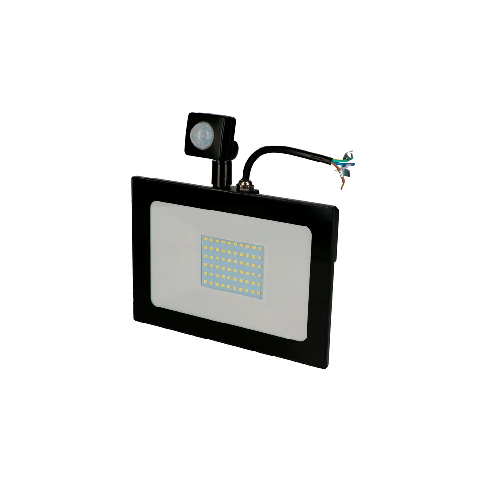 Reflector de led smd delgado con sensor 50 w de 4,000 lm surtek
